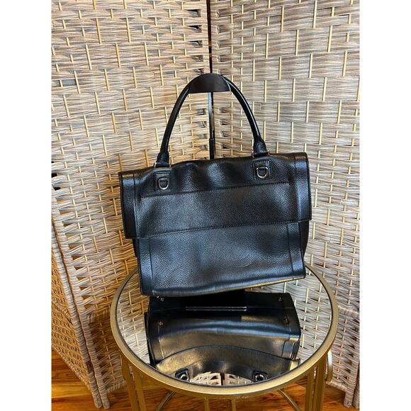 Givenchy Leather Shark Tooth Satchel Bag - Picture 4 of 13